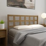 vidaXL Tête de lit Marron miel 145 5x4x100 cm Bois massif de pin