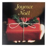 Lot de 6 cartes de voeux avec enveloppe  coffret croix-rouge joyeux noël - cadeau - draeger paris