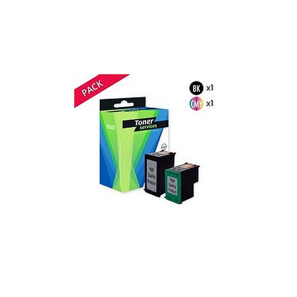 Compatible HP 339/344 Pack 2 Cartouches Noir et couleur (SD449EE)