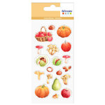 Stickers Puffies - Fruits et légumes d'automne