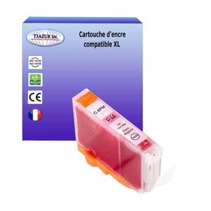 Cartouche compatible avec Canon Pixma iP6600D, iP6700D, MP970, PRO 9000, PRO 9000 Mark II remplace Canon CLI-8 Photo Magenta - T3AZUR