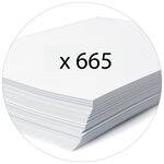 Classeur à levier papier marbre gris dos de 70mm - avec perforateur - A4 - Dos Gris x 10 EXACOMPTA