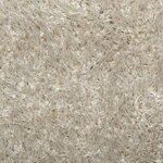 vidaXL Tapis ISTAN à poils longs aspect brillant beige Ø 100 cm