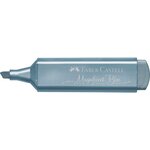 Surligneur textliner 1546 metallic pointe biseautée bleu faber-castell