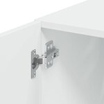 vidaXL Armoire de rangement mince blanc 45x42 5x225 cm