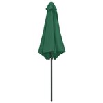 vidaXL Parasol d'extérieur et mât en aluminium 270x246 cm Vert