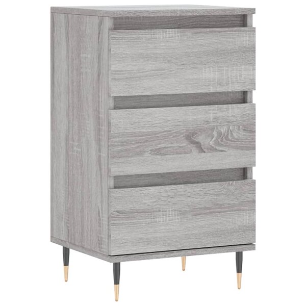 vidaXL Buffet sonoma gris 40x35x70 cm bois d'ingénierie