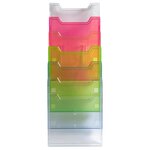 Trieur Mural Modulable Vertical 6 Compartiments A4 - Arlequin - Exacompta