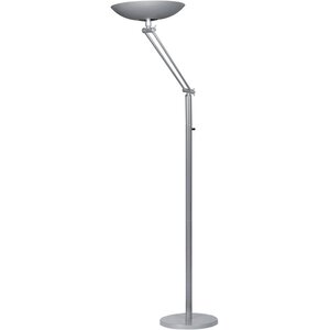 Lampadaire Led articulé Varialux, 22 W - Gris alu
