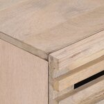 vidaXL Table de chevet 50x34x62 cm bois de manguier solide