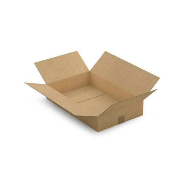 10 cartons d'emballage 55 x 35 x 10 cm - Simple cannelure
