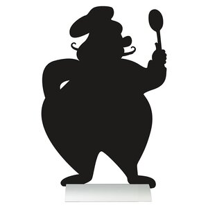 Ardoise de table socle alu