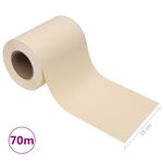 vidaXL Écran d'intimité de jardin PVC 70x0 19 m Crème