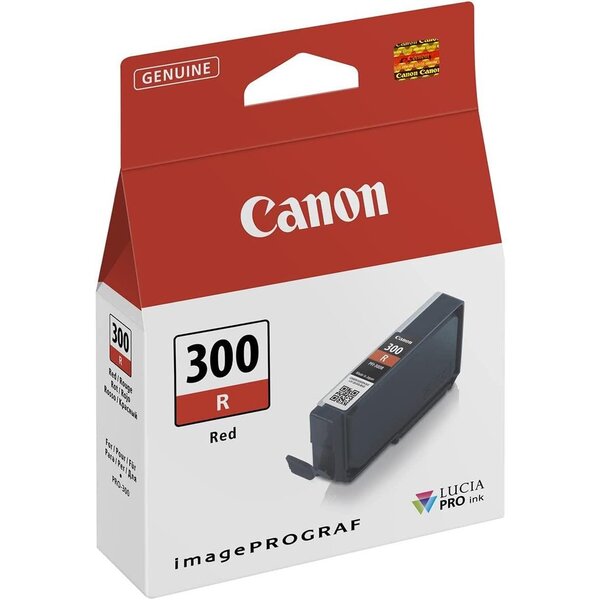 Cartouche d'encre pfi-300 r 4199c001 rouge canon