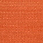 Vidaxl voile d'ombrage 160 g/m² orange 4x5x5 m pehd