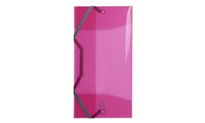 Chemise 3 rabats à élastiques polypropylène 5/10e IDERAMA PP - 25x12cm x 10 EXACOMPTA