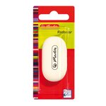 Gomme ovale caoutchouc blanc herlitz