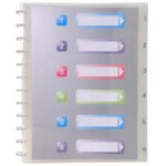 Protège-documents Amovibles À Anneaux Polypropylène Crystal 60 Vues - A4 - Cristal - X 4 - Exacompta