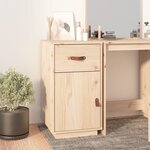 vidaXL Armoire de bureau 40x50x75 cm Bois massif de pin