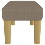 vidaXL Banc Taupe 70x30x30 cm Tissu