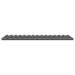 vidaXL Cadre de lit Gris 120x200 cm Bois de pin massif