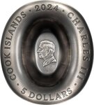 Pièce de monnaie en Argent 5 Dollars g 31.1 (1 oz) Millésime 2024 COWBOY HAT