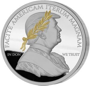 Pièce de monnaie en Argent 1 Dollar g 31.1 (1 oz) Millésime 2025 TRUMP