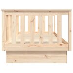 vidaXL Lit de jour 100x200 cm bois de pin massif