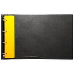 Classeur Rembordé Pvc Dos Rond 4 Anneaux 30mm - A3 Horizontal - Noir - Exacompta