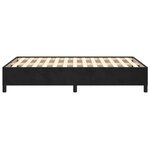 vidaXL Cadre de lit Noir 120x200 cm Velours