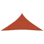 vidaXL Voile d'ombrage 160 g/m² Terre cuite 4 5x4 5x4 5 m PEHD