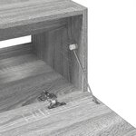 vidaXL Meuble d'évier sonoma gris 59x37x59 cm bois d'ingénierie