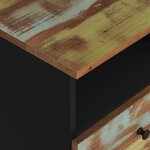 vidaXL Tables de chevet 2 Pièces Bois de récupération et d'ingénierie