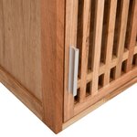 vidaXL Armoire murale de salle de bain 42x23x60cm Bois massif de noyer