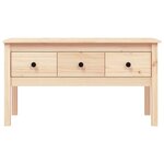 vidaXL Table basse 102x49x55 cm Bois massif de pin