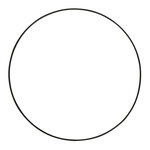 Anneau en métal revêtu ø25cm  noir