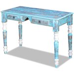 vidaXL Bureau Bois de récupération massif