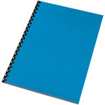 Gbc ensemble de couverture de reliure higloss a4 bleu