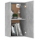 vidaXL Meubles TV 2 Pièces Gris béton 30 5x30x60 cm Bois d’ingénierie