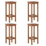 vidaXL Ensemble de bar de jardin 5 Pièces bois d'acacia solide