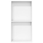 vidaXL Niche de douche blanc mat 32x62x9 cm acier inoxydable