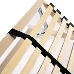 vidaXL Sommier à lattes avec 28 lattes 7 zones 70 x 200 cm