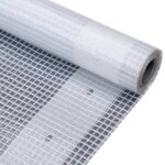 vidaXL Bâches Leno 2 Pièces 260 g/m² 1 5x5 m Blanc