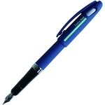 Stylo plume Tradio  corps sport chic Bleu foncé/bande menthe  encre Bleue PENTEL