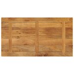 vidaXL Dessus de table 110x50x2 5cm rectangulaire bois massif manguier