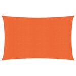 Vidaxl voile d'ombrage 160 g/m² orange 4x6 m pehd