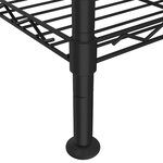 vidaXL Étagère de rangement 5 niveaux 90x35x180 cm Noir 250 kg