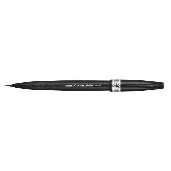 Pentelarts stylo pinceau sign pen artist  gris x 12 pentel arts