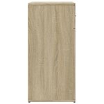 vidaXL Buffets 2 Pièces chêne sonoma 79x38x80 cm bois d'ingénierie
