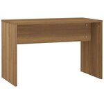 vidaXL Ensemble de coiffeuse avec LED Chêne marron Bois d'ingénierie